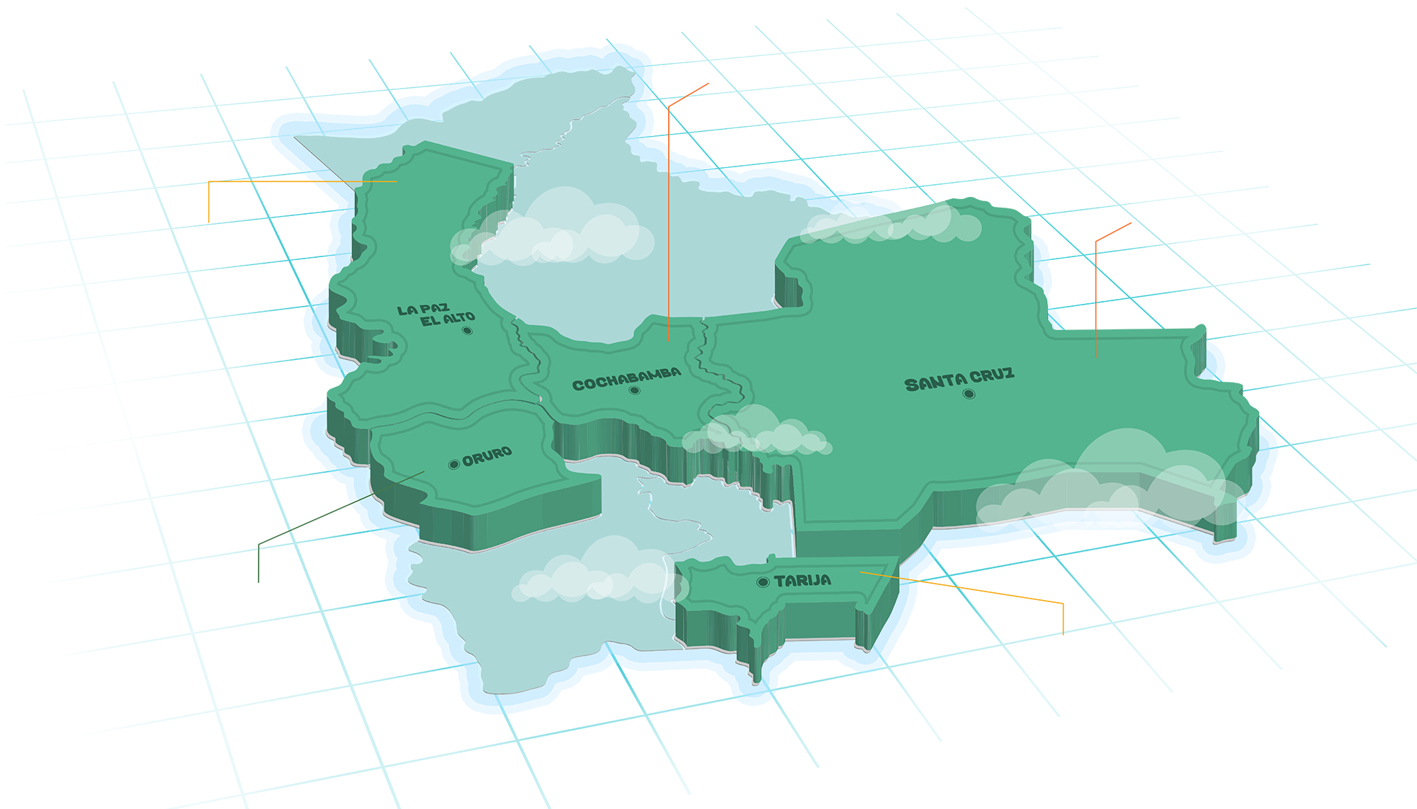 Mapa de Bolivia